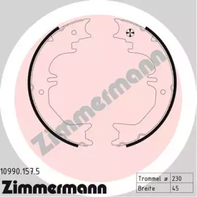 ZIMMERMANN 109901575 -  Комплект тормозных колодок, стояночная тормозная система