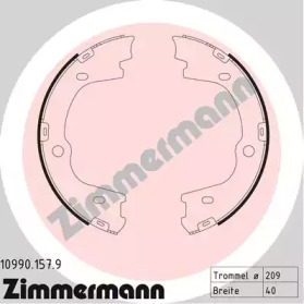 ZIMMERMANN 109901579 -  Комплект тормозных колодок, стояночная тормозная система
