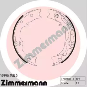 ZIMMERMANN 109901580 -  Комплект тормозных колодок, стояночная тормозная система