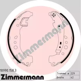 ZIMMERMANN 109901583 -  Комплект тормозных колодок