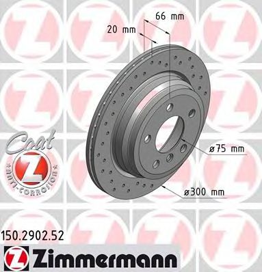 ZIMMERMANN 150290252 -  Тормозной диск