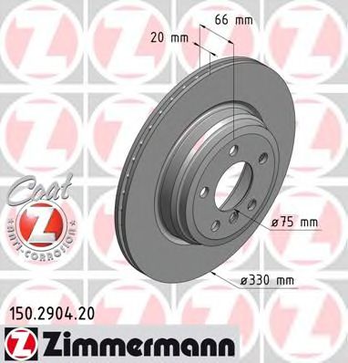 ZIMMERMANN 150290420 -  Тормозной диск