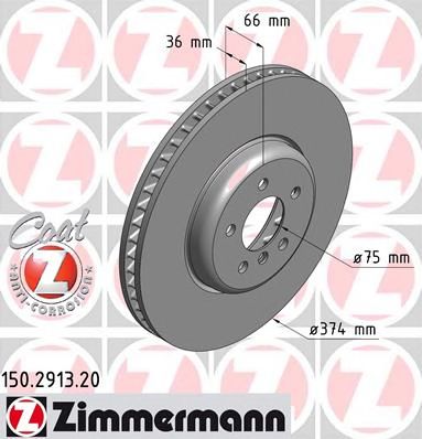 ZIMMERMANN 150291320 -  Тормозной диск
