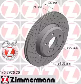ZIMMERMANN 150292020 -  Тормозной диск