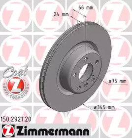 ZIMMERMANN 150292120 -  Тормозной диск