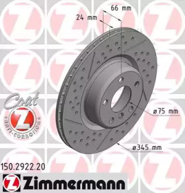 ZIMMERMANN 150292220 -  Тормозной диск