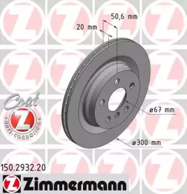 ZIMMERMANN 150293220 -  Тормозной диск