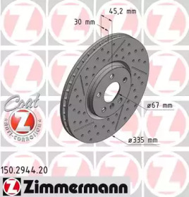 ZIMMERMANN 150294420 -  Тормозной диск