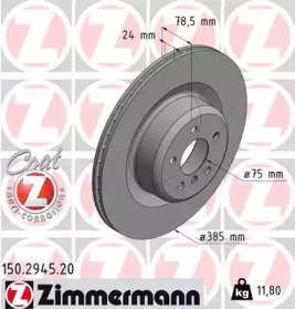 ZIMMERMANN 150294520 - Тормозной диск