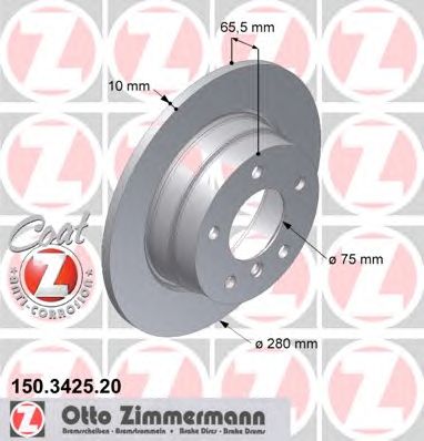 ZIMMERMANN 150342520 -  Тормозной диск