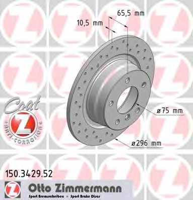 ZIMMERMANN 150342952 -  Тормозной диск
