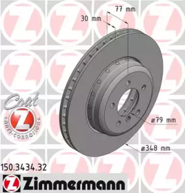 ZIMMERMANN 150343432 -  Тормозной диск