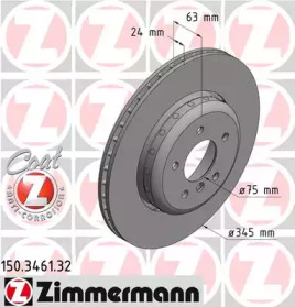 ZIMMERMANN 150346132 -  Тормозной диск