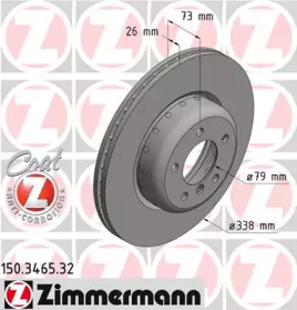 ZIMMERMANN 150346532 -  Тормозной диск