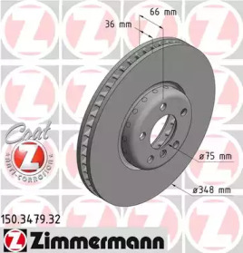 ZIMMERMANN 150347932 -  Тормозной диск