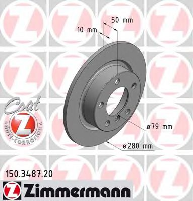 ZIMMERMANN 150348720 -  Тормозной диск