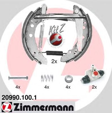 ZIMMERMANN 209901001 -  Комплект тормозных колодок