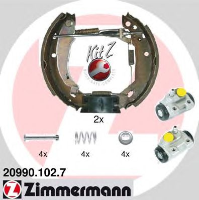 ZIMMERMANN 209901027 -  Комплект тормозных колодок