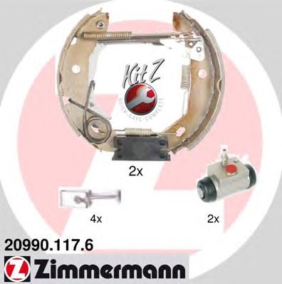 ZIMMERMANN 209901176 -  Комплект тормозных колодок
