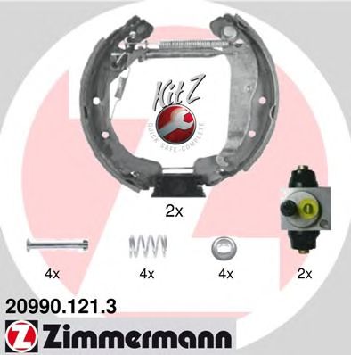 ZIMMERMANN 209901213 -  Комплект тормозных колодок