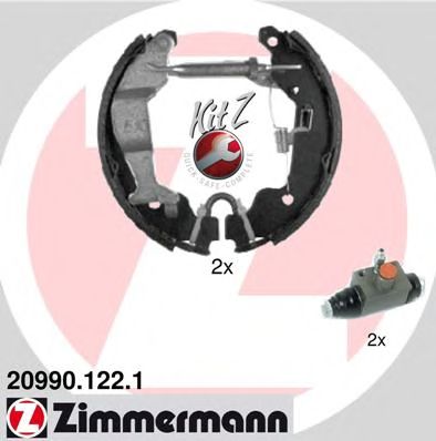 ZIMMERMANN 209901221 -  Комплект тормозных колодок