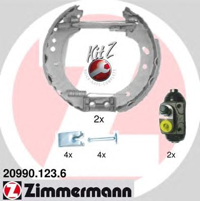 ZIMMERMANN 209901236 -  Комплект тормозных колодок