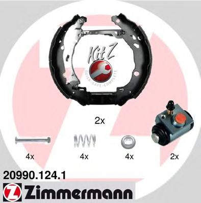 ZIMMERMANN 209901241 -  Комплект тормозных колодок