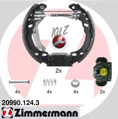ZIMMERMANN 209901243 -  Комплект тормозных колодок