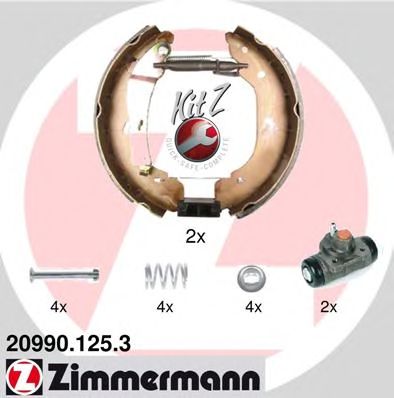 ZIMMERMANN 209901253 -  Комплект тормозных цилиндров и колодок