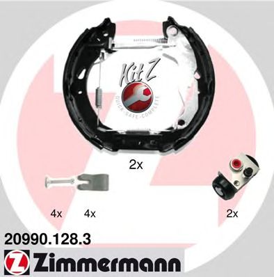 ZIMMERMANN 209901283 -  Комплект тормозных колодок