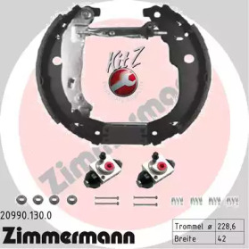 ZIMMERMANN 209901300 -  Комплект тормозных колодок