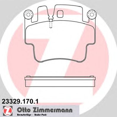 ZIMMERMANN 233291701 -  Комплект тормозных колодок, дисковый тормоз