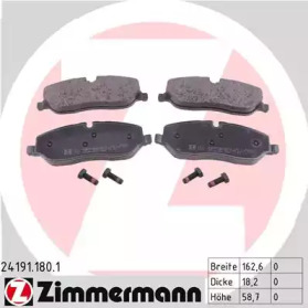 ZIMMERMANN 241911801 -  Комплект тормозных колодок, дисковый тормоз