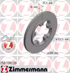 ZIMMERMANN 250138120 -  Тормозной диск