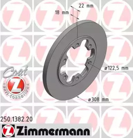 ZIMMERMANN 250138220 -  Тормозной диск