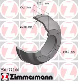 ZIMMERMANN 250177200 -  Тормозной барабан