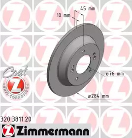 ZIMMERMANN 320381120 -  Тормозной диск