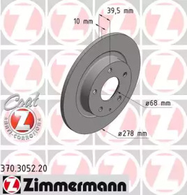ZIMMERMANN 370305220 -  Тормозной диск