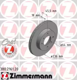 ZIMMERMANN 380216120 -  Тормозной диск
