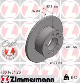 ZIMMERMANN 400140420 -  Тормозной диск