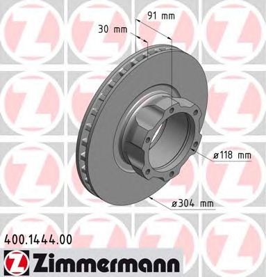 ZIMMERMANN 400144400 -  Тормозной диск
