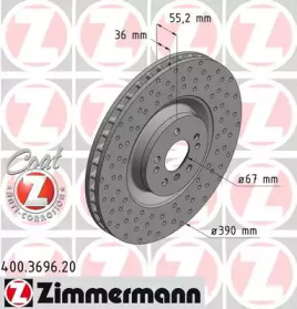 ZIMMERMANN 400369620 -  Тормозной диск