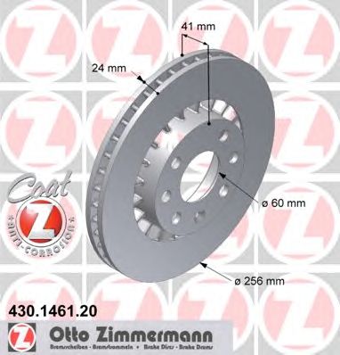 ZIMMERMANN 430146120 -  Тормозной диск