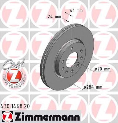 ZIMMERMANN 430146820 -  Тормозной диск