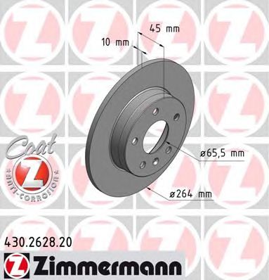 ZIMMERMANN 430262820 -  Тормозной диск