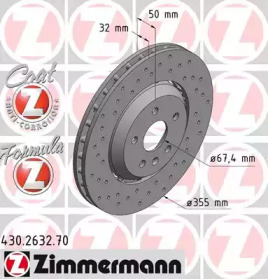 ZIMMERMANN 430263270 -  Тормозной диск