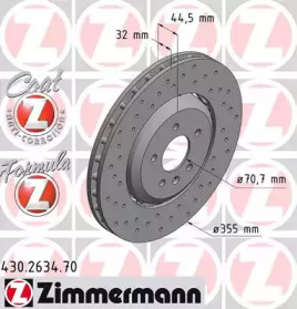 ZIMMERMANN 430263470 -  Тормозной диск