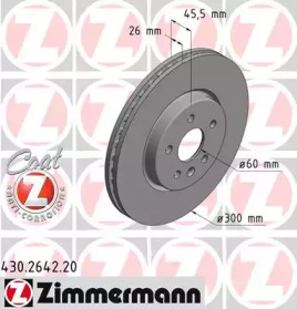 ZIMMERMANN 430264220 -  Тормозной диск