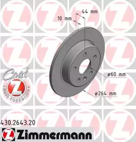 ZIMMERMANN 430264320 -  Тормозной диск