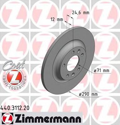 ZIMMERMANN 440311220 -  Тормозной диск